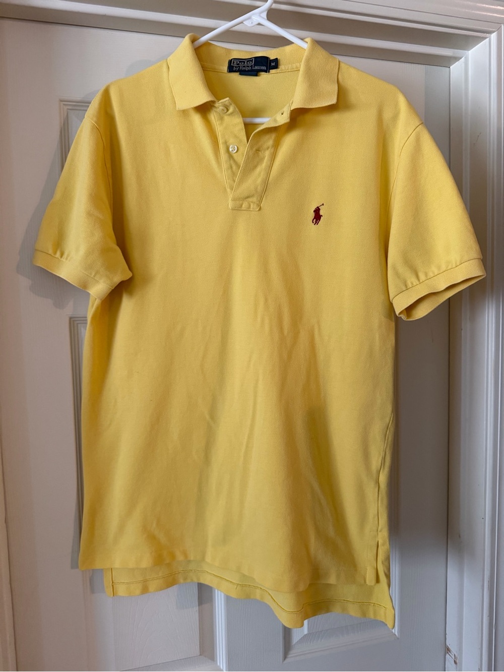 Ralph Lauren Bright Yellow Polo with Red Pony